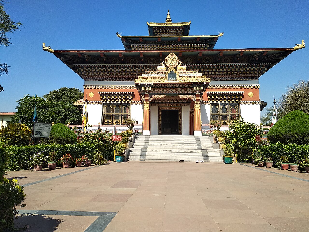 The Royal Bhutan Monastery in Bodh Gaya