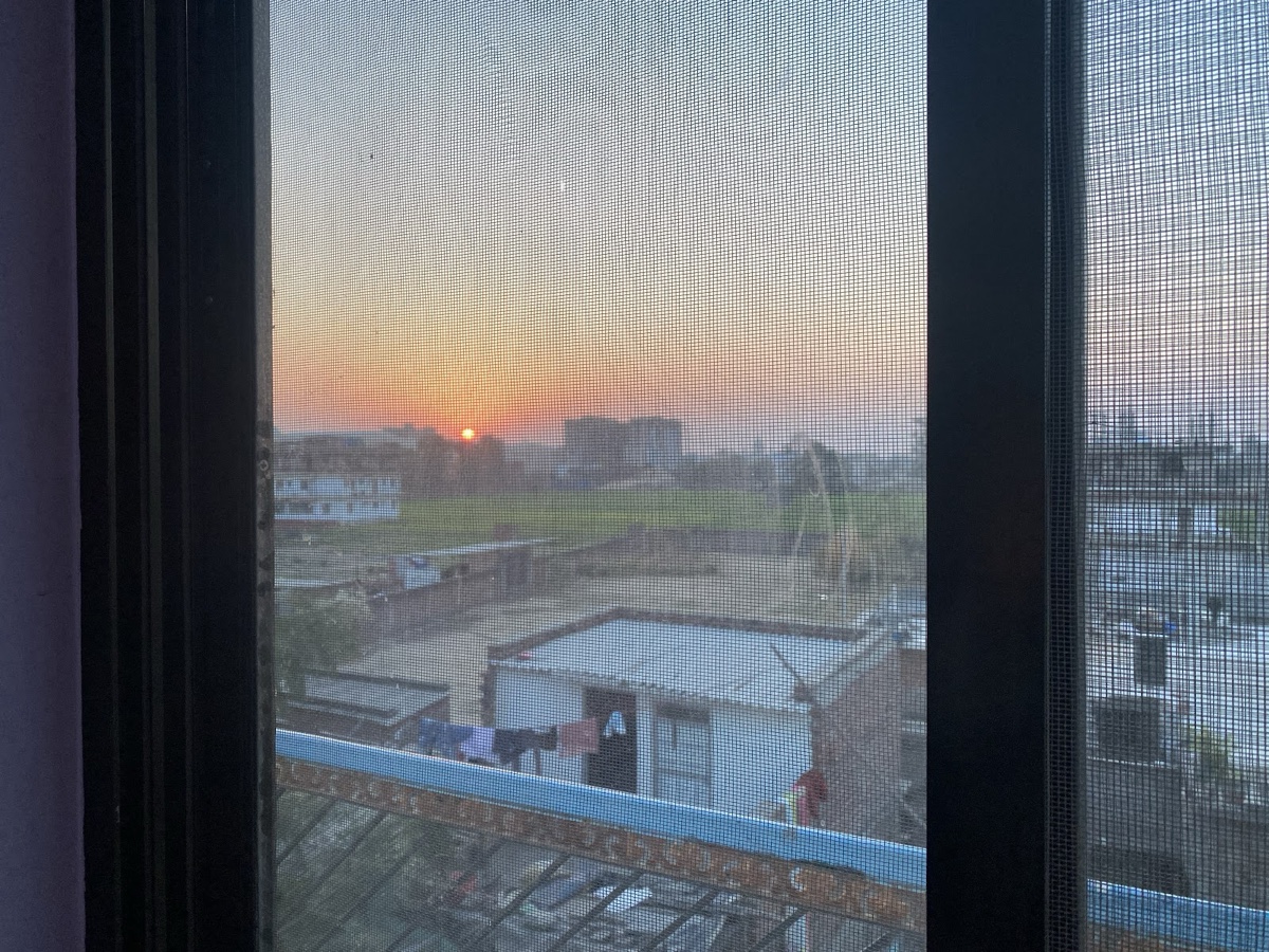 Sunset view from Mohammad Guest House